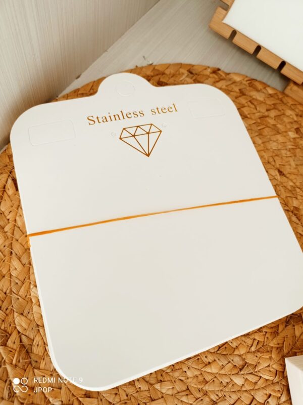 cartones pechera para set ó juego joyas