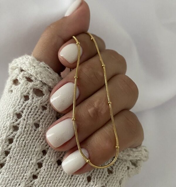 cadenas raton bombita acero dorado