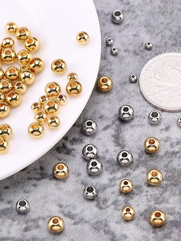 Billas ó Balines acero dorado y plateado, venta solo por ciento