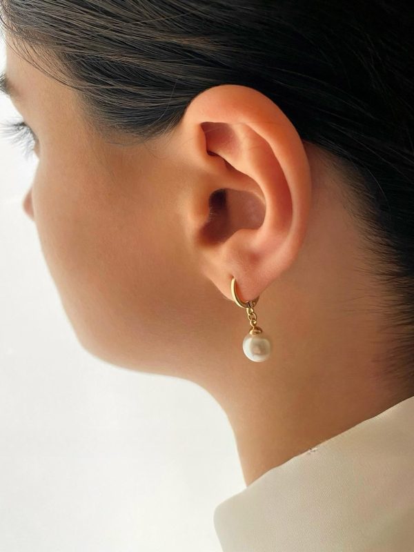 arete garibaldi perla xuping jewerly rose 8mm