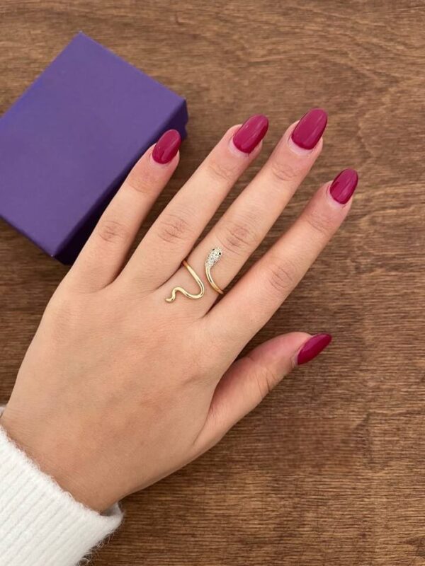 anillo serpiente xuping jewerly rose