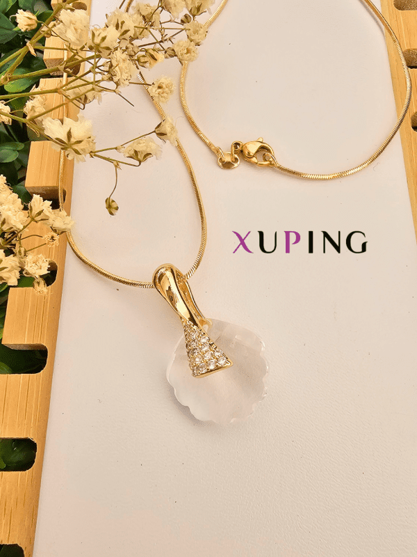 collar conchita acrílica xuping m&L rose