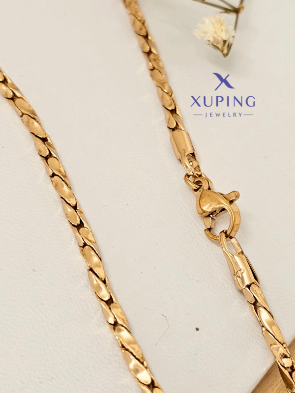 cadena 45cm collar entorchado xuping jewerly rose