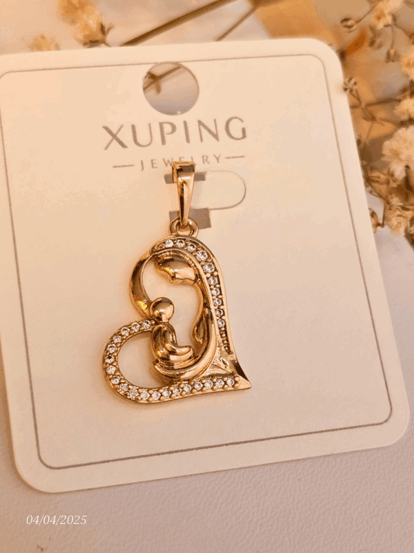 dije mamá corazon bebe xuping jewerly rose