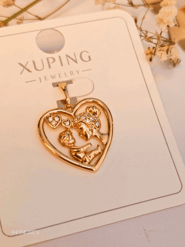 dije mamá corazon bebe xuping jewerly rose