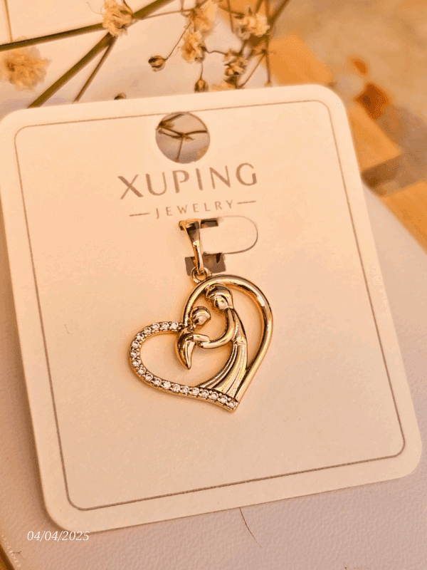 dije mamá corazon bebe xuping jewerly rose