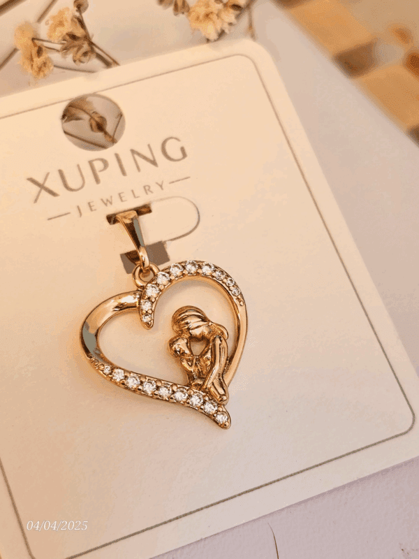 dije mamá corazon bebe xuping jewerly rose