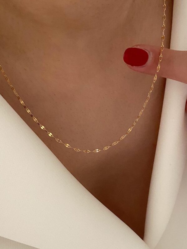 cadena diamantada 45cm xuping jewerly rose