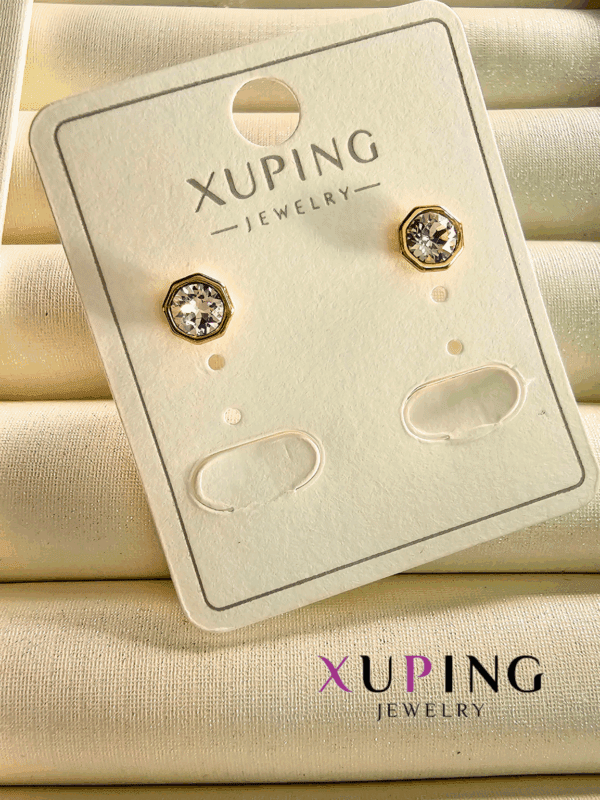 aretes punto de luz xuping jewerly rose