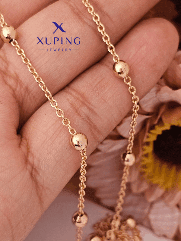 cadena billas 45cm xuping jewerly rose