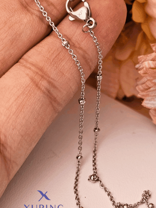 cadena billas xuping TTM plateado 45cm