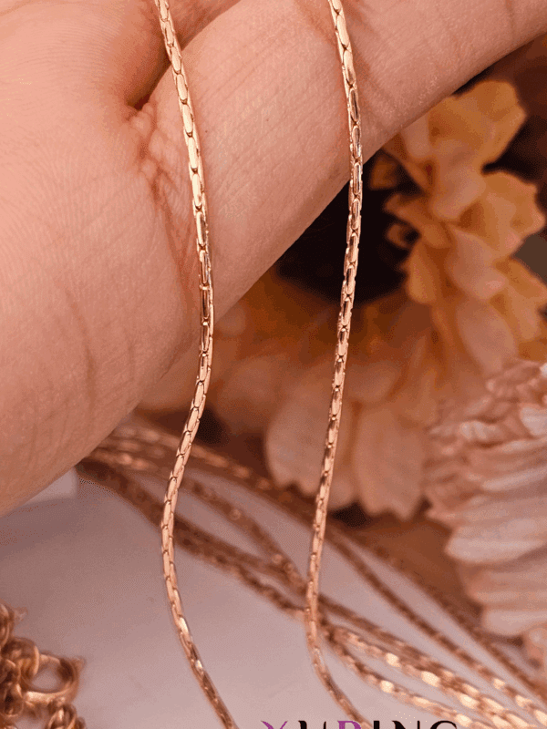 cadena 40cm+ extensión xuping jewerly rose