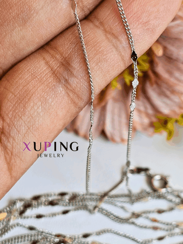 cadena FINA rombo 45cm xuping jewerly plateado