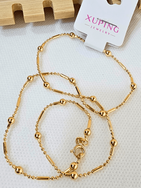 cadena billas comas xuping jewerly rose