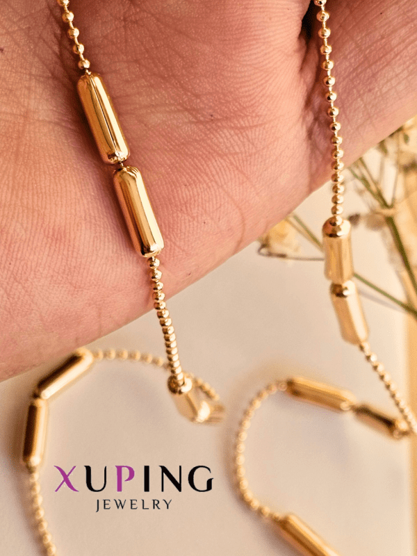 cadenas doble coma xuping jewerly rose