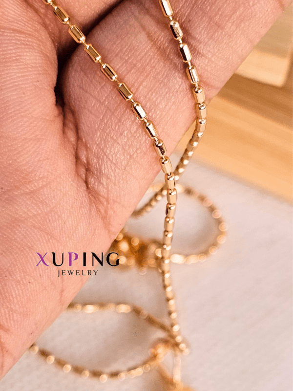 cadena 45cm comas xuping jewerly rose