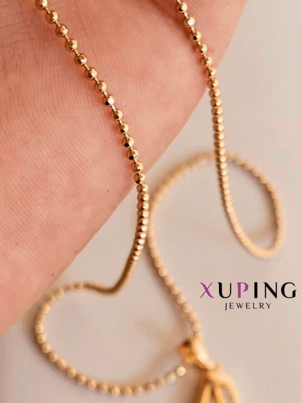 cadena billas 2mm xuping jewerly rose 45cm