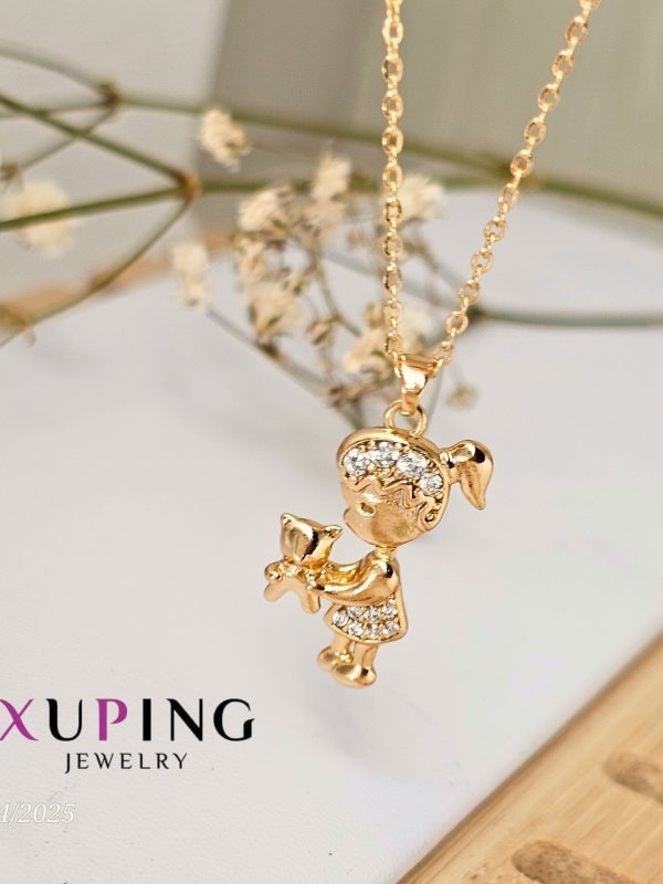 collar niña con oso 🐻 xuping jewerly rose