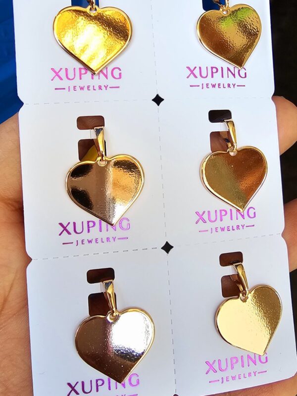 dije placa corazon xuping jewerly rose