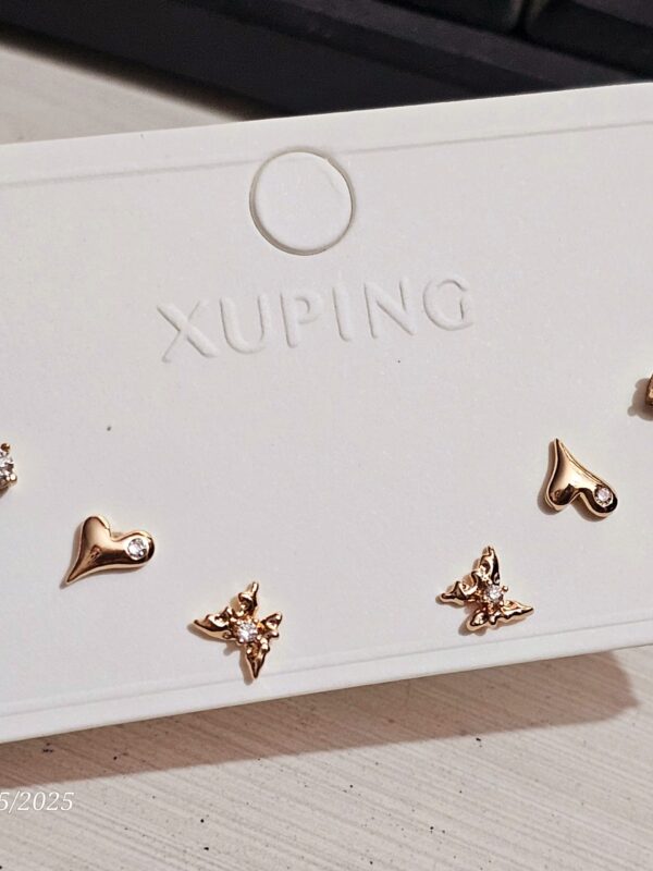 juego aretes xuping jewerly rose