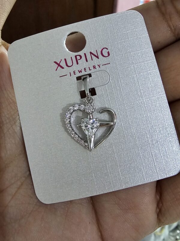 dije corazon estrella xuping jewerly plateado