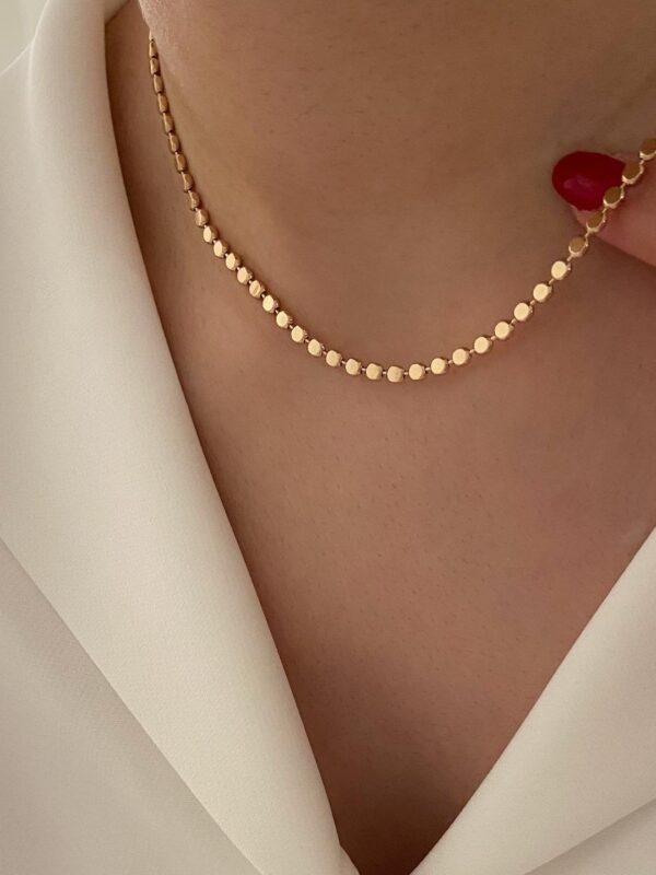 collar 50cm billas planas xuping jewerly rose