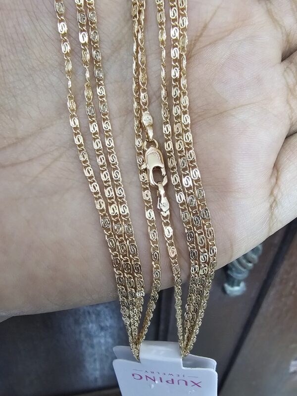 cadena monaco 45cm xuping jewerly rose