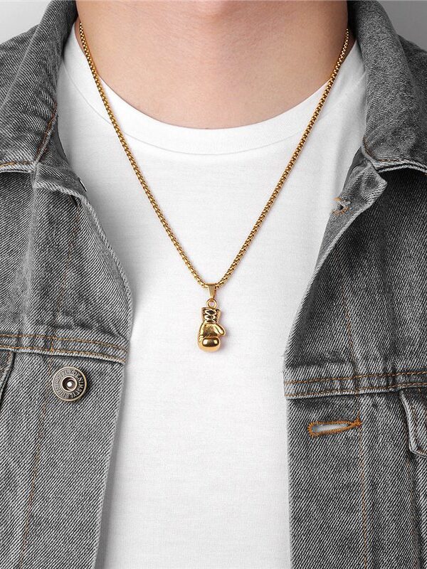 2025/05/10897169281379123071.jpg collar guantes de boxeo acero dorado y plateado 60cm