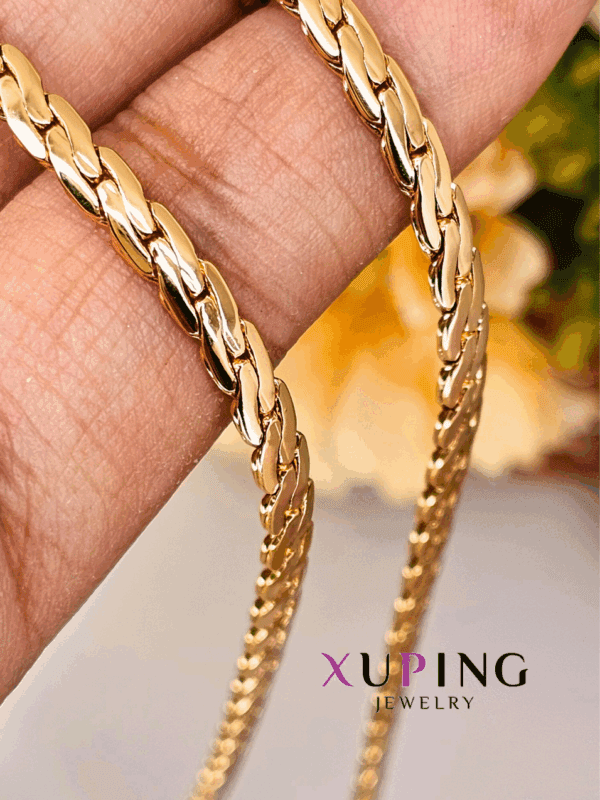 cadena 50cm unisex xuping jewerly rose