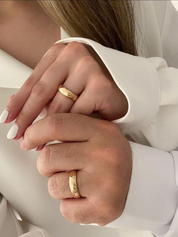 anillos lisos por Unidad xuping jewerly rose, desde talla 6 hasta 13