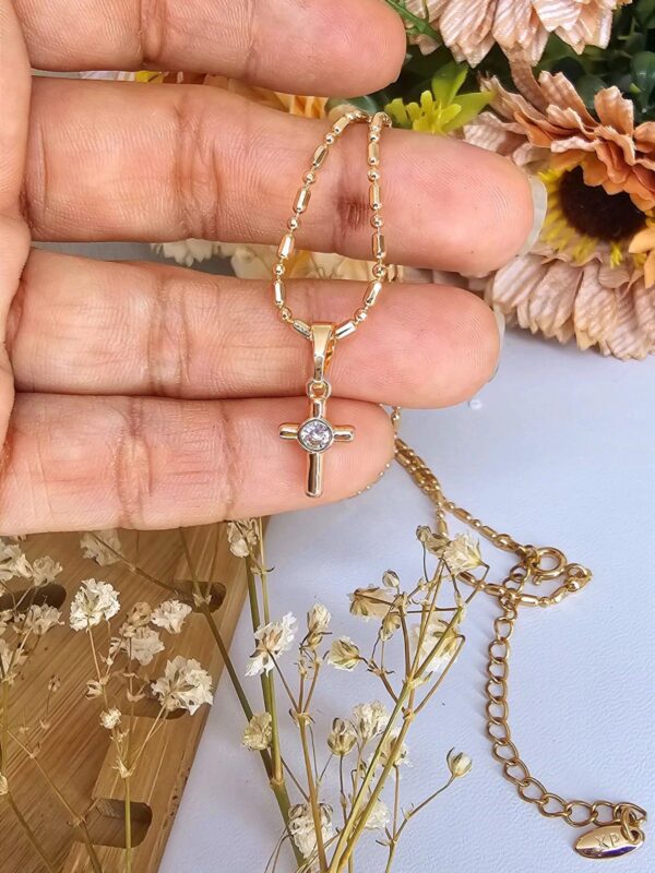 dije cruz punto de luz xuping jewerly rose