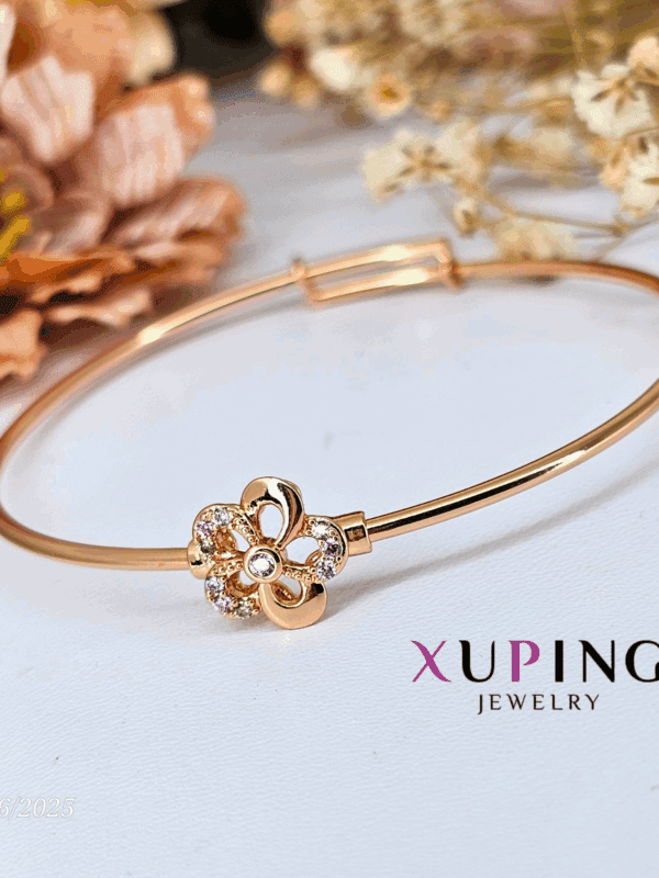 pulsera para niña 55mm flor xuping jewerly rose