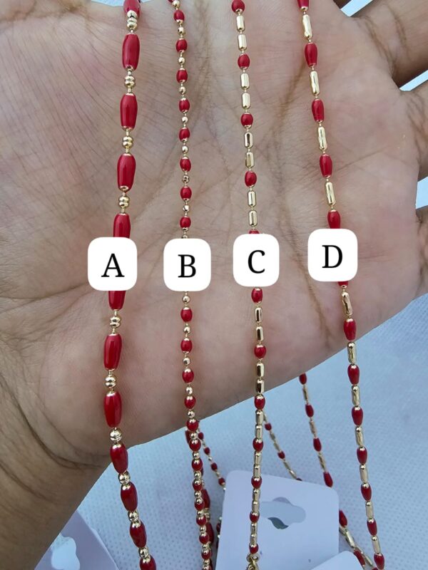 be82a5e6-495c-4f2b-b376-a0294d8a7061 cadena rojo 45,50cm xuping jewerly rose , rojas