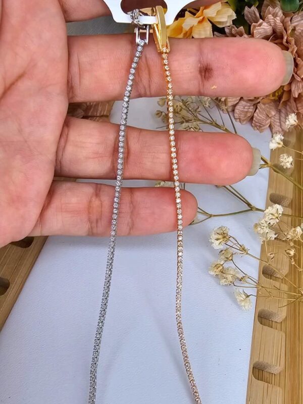 2025/07/1001429699.jpg pulsera ID11540 puntos de luz CM jewerly rose y plateado