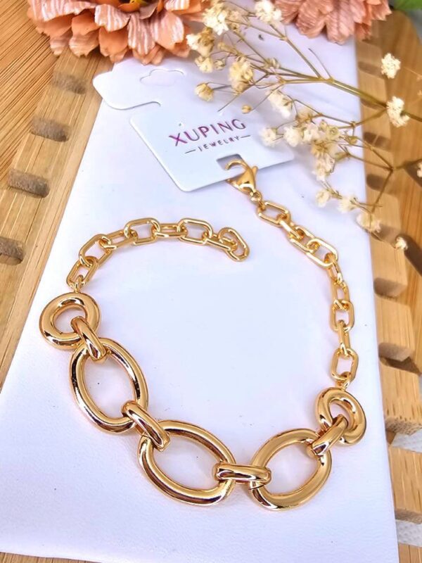 pulsera ID11528 eslabon xuping jewerly rose