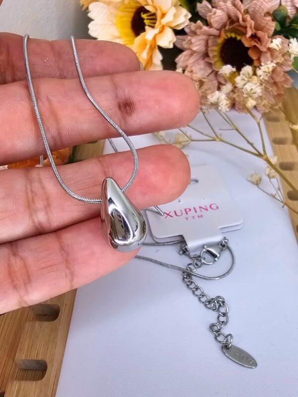 collar gota xuping TTM plateado