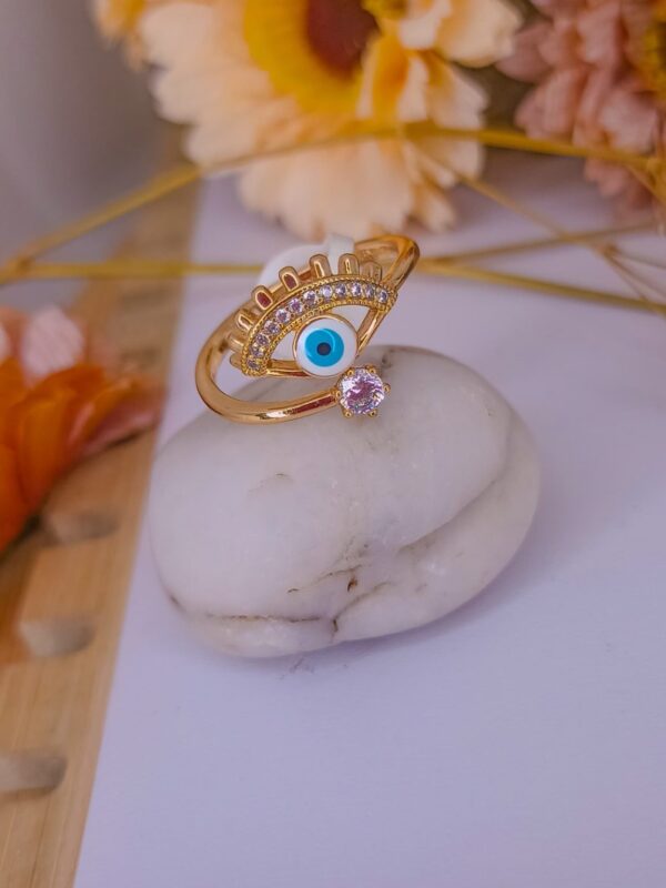 anillo regulable ojo turco xuping jewerly rose