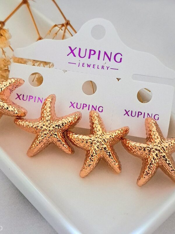 arete estrella de mar xuping jewerly rose