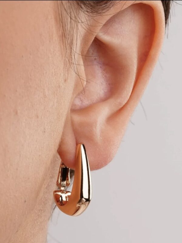 arete chunky xuping jewerly rose