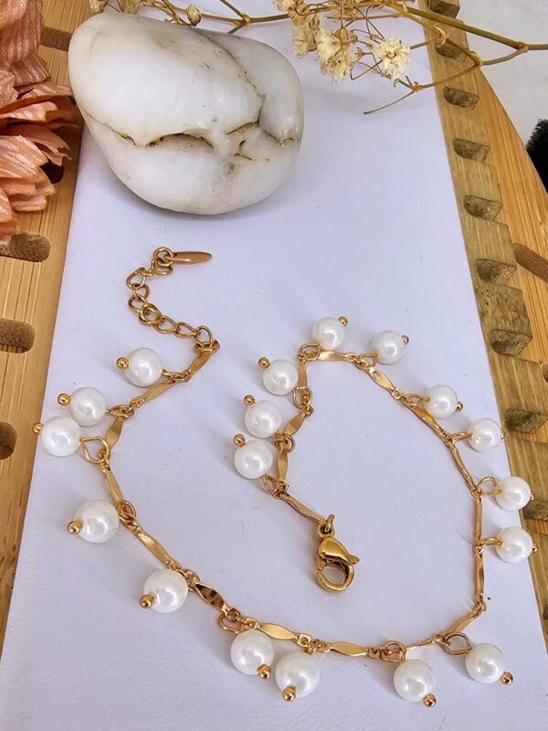 pulsera perlas xuping jewerly rose