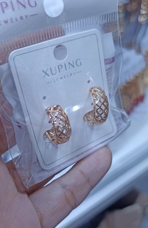 arete malla xuping jewerly rose