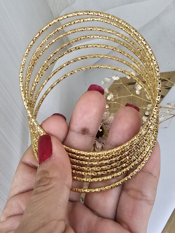 pulsera indu acero 316 dorado labrado