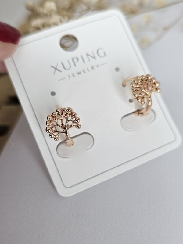 arete árbol de vida xuping jewerly rose