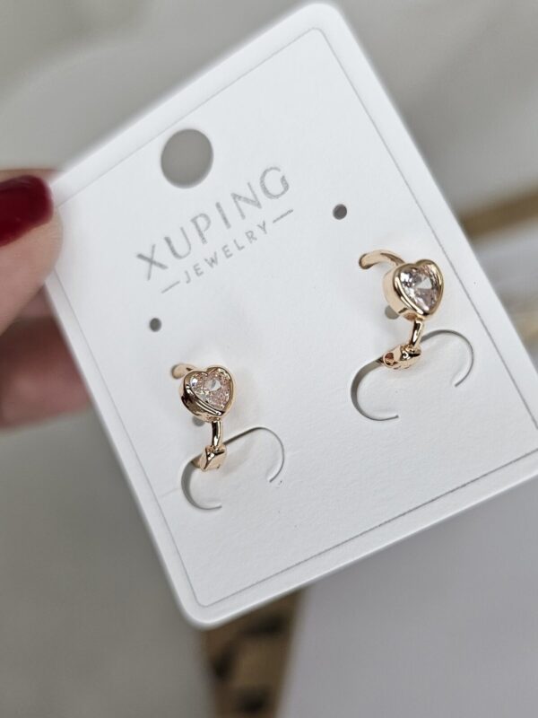 arete corazon punto de luz para lóbulo superior o niñas