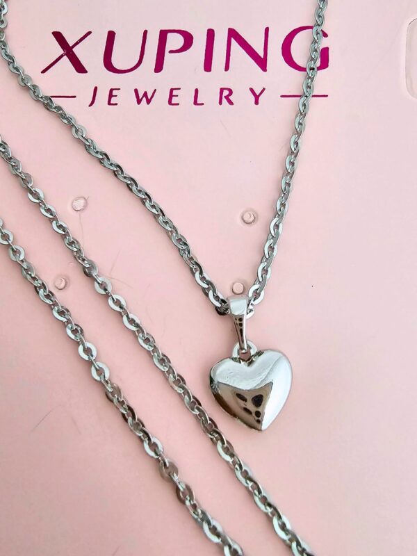 cadena eslabon plano45cm xuping TTM plateado