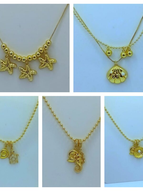 2025/09/1001612941-scaled.jpg collar marino estrella caracol caballito tortuga concha de mar dorado