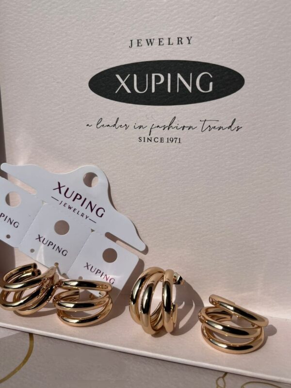 arete rejilla xuping jewerly rose