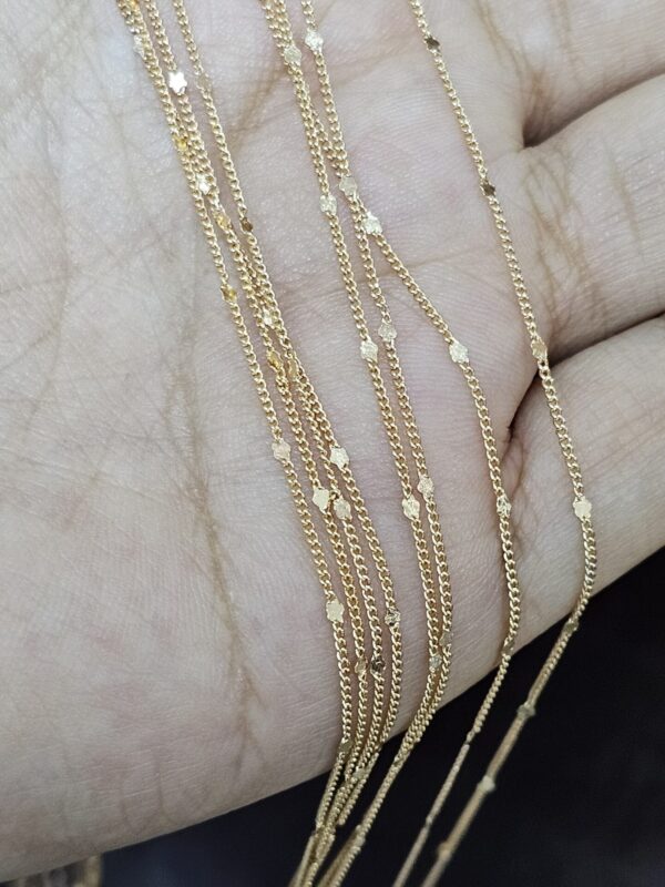 cadena fina estrella 45cm xuping jewerly rose