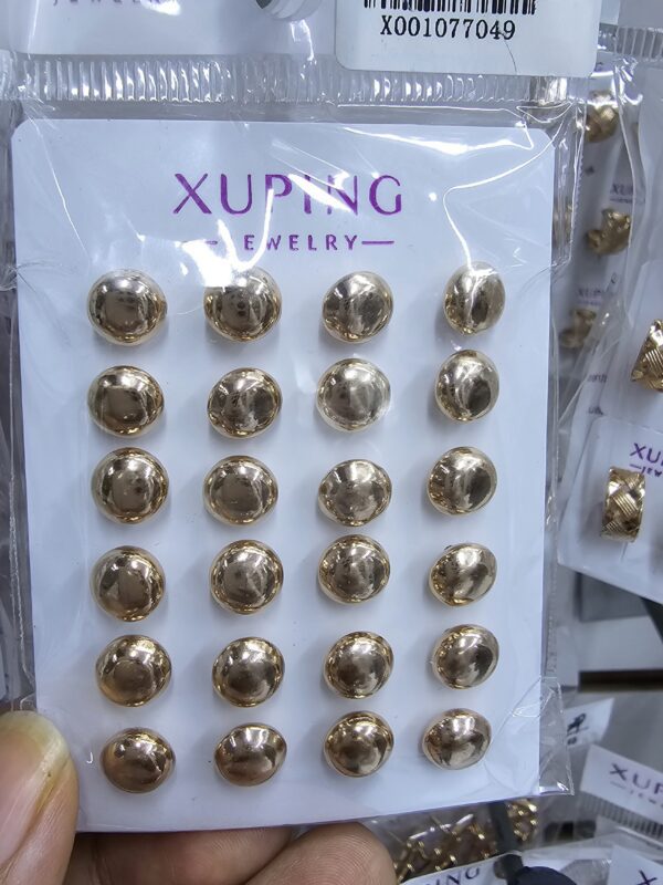 arete lenteja bombita xuping jewerly rose