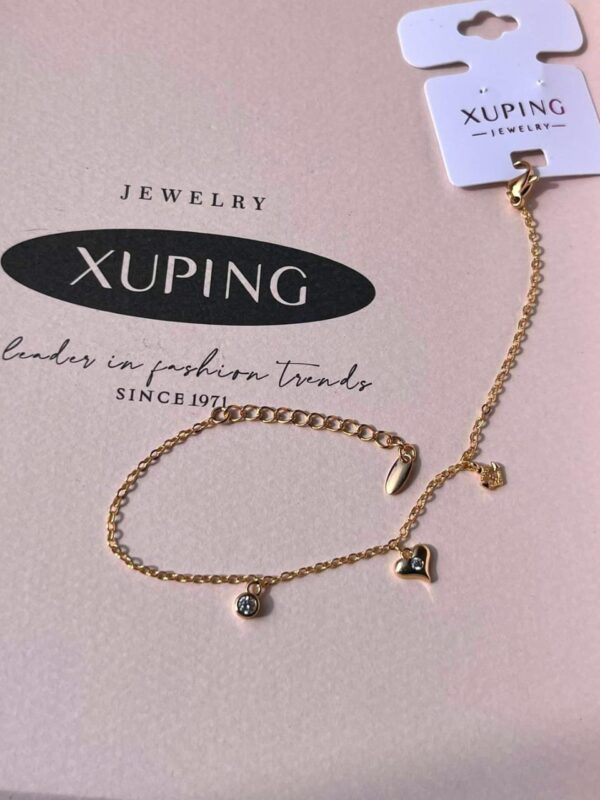 pulsera corazon punto de luz xuping jewerly rose